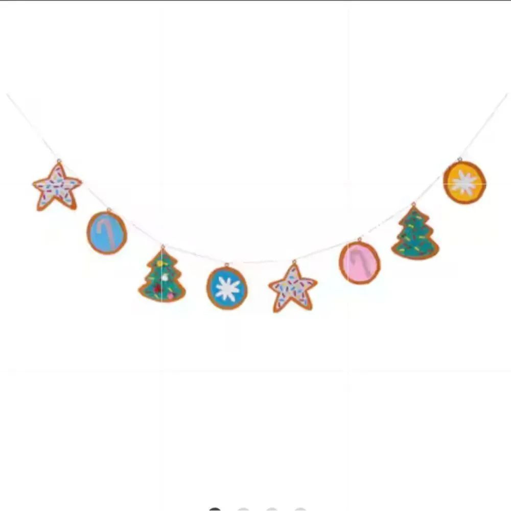 Creatology Kids 6 Foot Christmas Cookie Felt Garland Holiday Craft Kit. NEW.